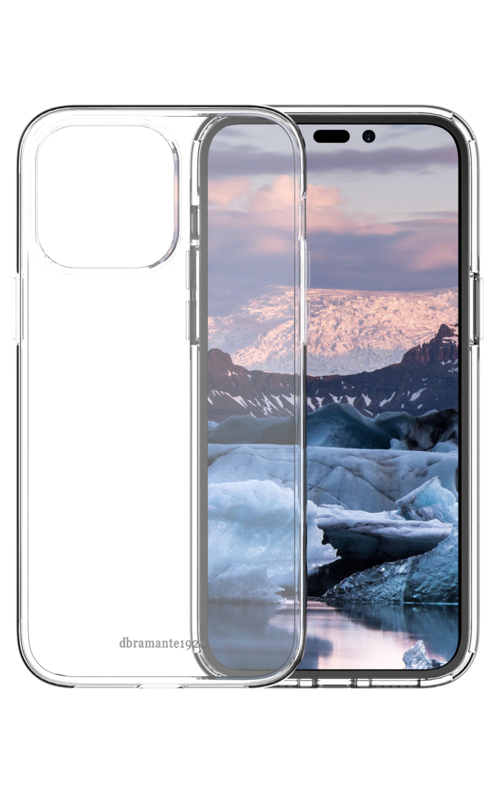 dbramante1928 Backcover – für Apple iPhone 14 Pro Max, Recycling-Kunststoff, transparent, bis 3 m sturzsicher