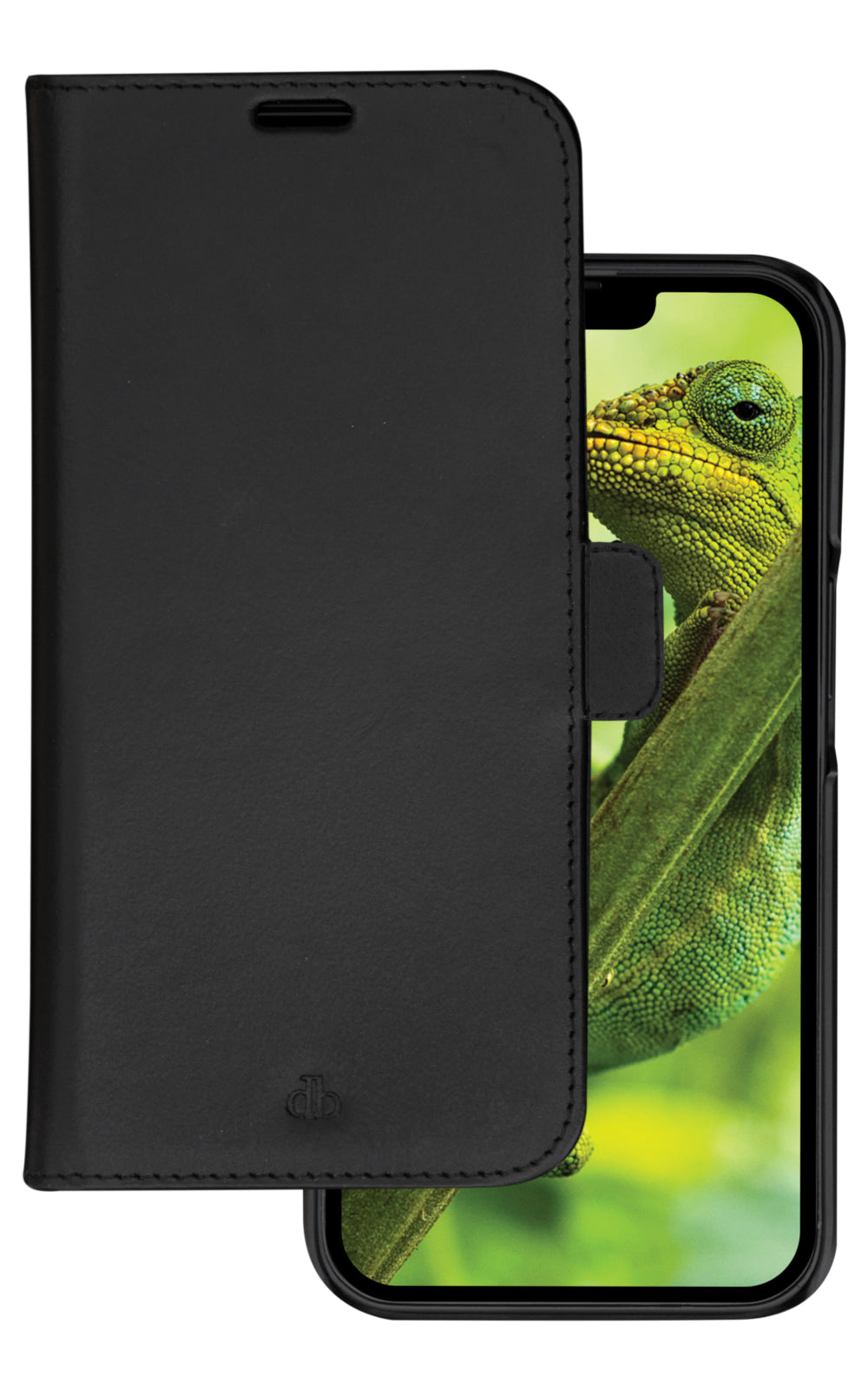 dbramante1928 Lynge Folio – für Apple iPhone 14, 3 Kartenfächer, Leder, Schwarz