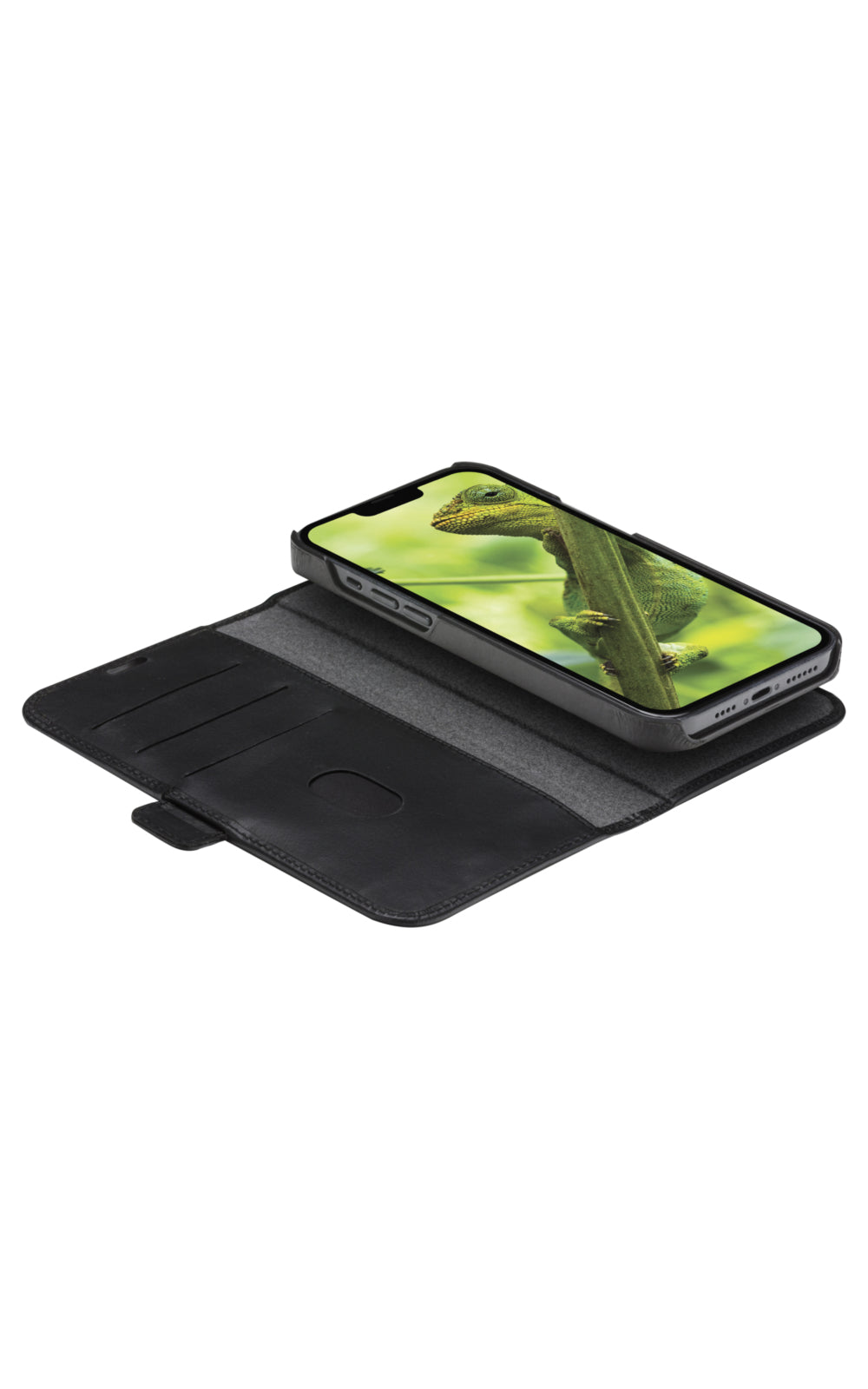 dbramante1928 Folio – für Apple iPhone 14 Pro Max, mit Kartenfach, Leder, schwarz