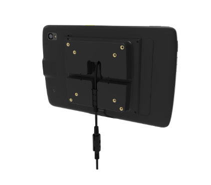 Zebra Tablet-Rahmen – für Zebra ET40/ET45 10" – VESA-Muster, mit DC-Stromanschluss – Schwarz