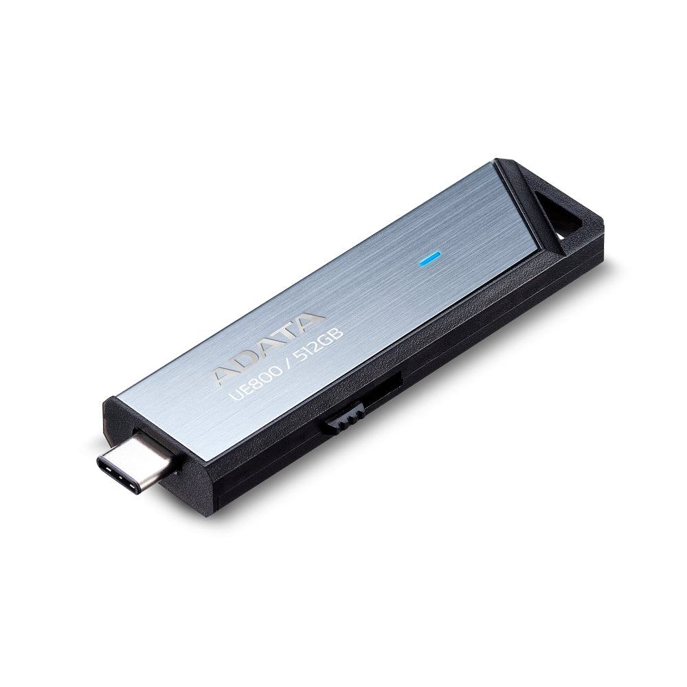 ADATA UE800 – 512 GB, USB-C, USB 3.2 Gen 2, 1000 MB/s, Silber