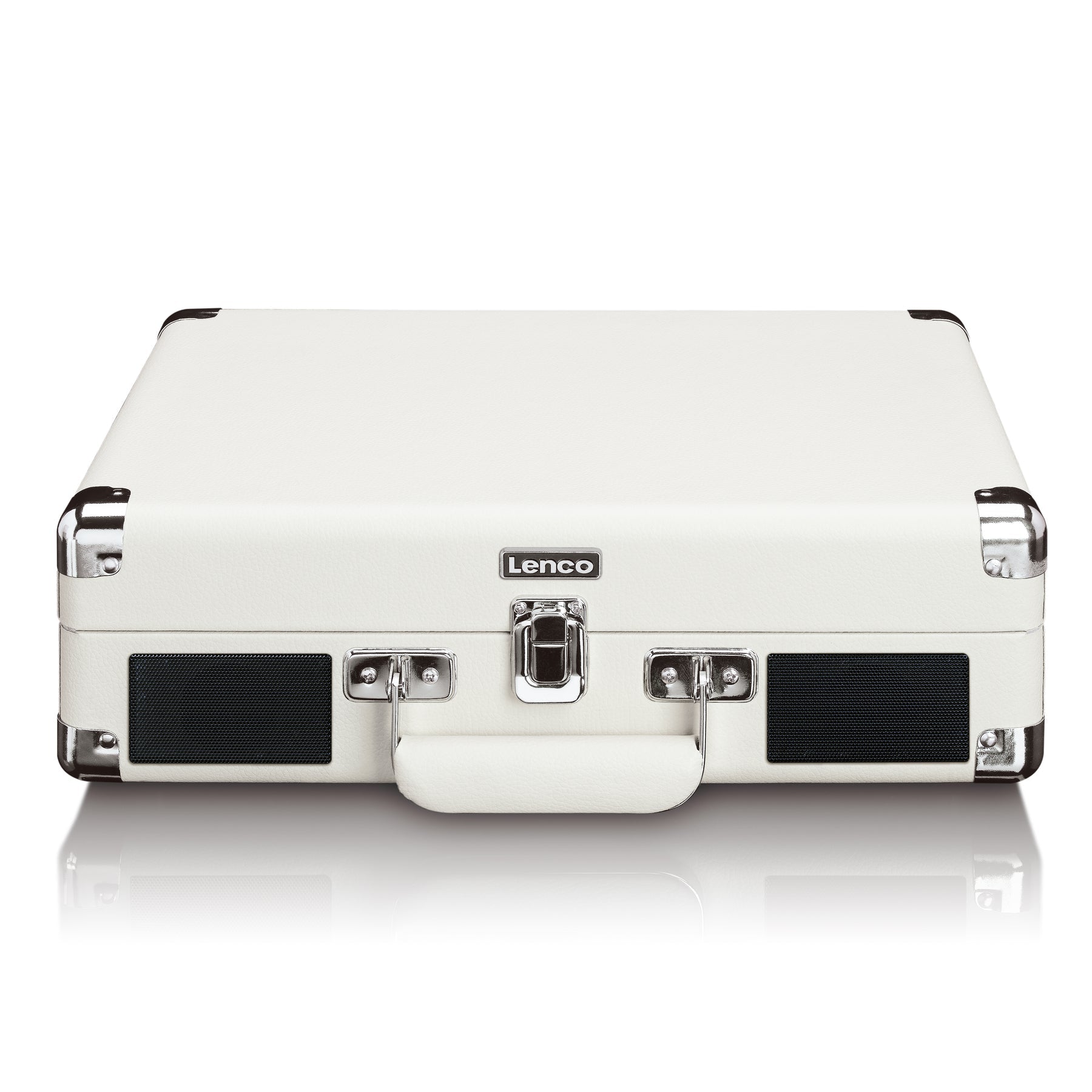 Lenco TT-115CR – Plattenspieler (Riemenantrieb, manuell), Bluetooth, Phono-Vorverstärker, 33⅓/45/78 U/min – Weiss