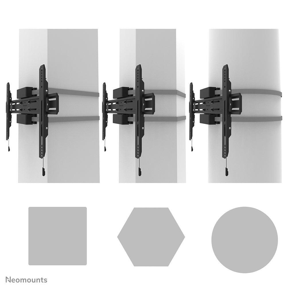 Neomounts WL30S-910BL16 – Wandhalterung, fix, für 44", VESA 200×100, bis 50 kg, schwarz