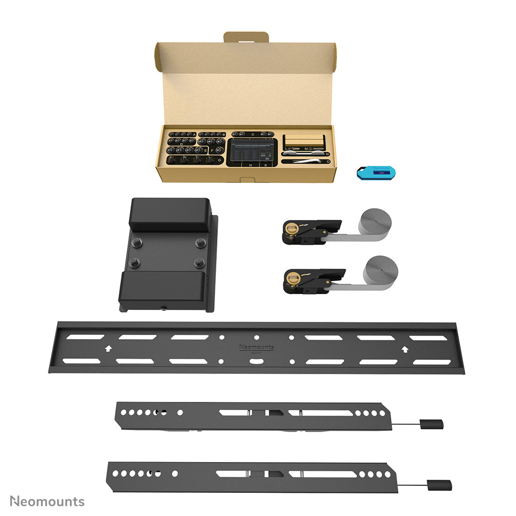 Neomounts WL30S-910BL16 – Wandhalterung, fix, für 44", VESA 200×100, bis 50 kg, schwarz