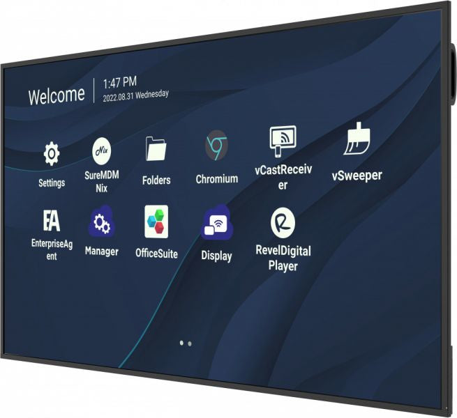 Viewsonic CDE7530 – Signage-Display, 75", Ultra HD 4K, 450 cd/m²