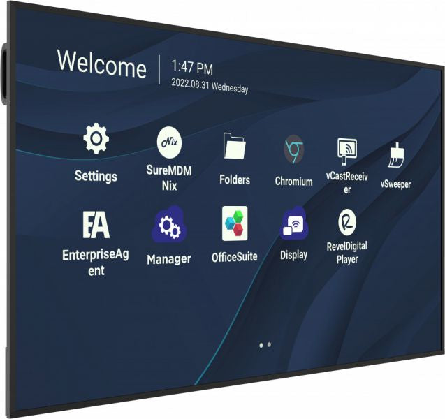 Viewsonic CDE7530 – Signage-Display, 75", Ultra HD 4K, 450 cd/m²