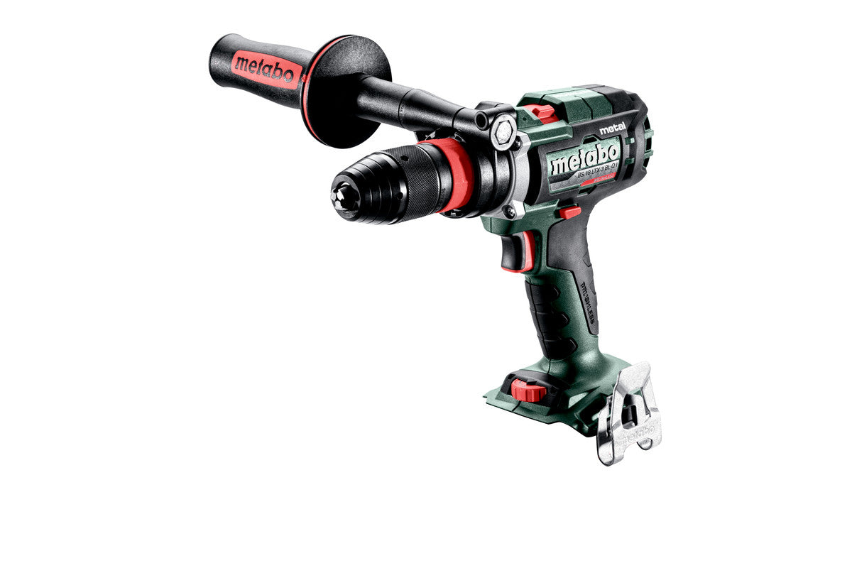 Metabo Bohrschrauber BS 18 LTX-3 BL Q I – 18 V (CAS) – Schnellspannbohrfutter (Ø 13 mm) – 115 Nm – Solo
