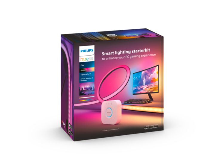 Philips Hue Leuchtstreifen LED Play Gradient – Zigbee für Hue Bridge – 2’000–6’500 K – 90,5 cm – schwarz