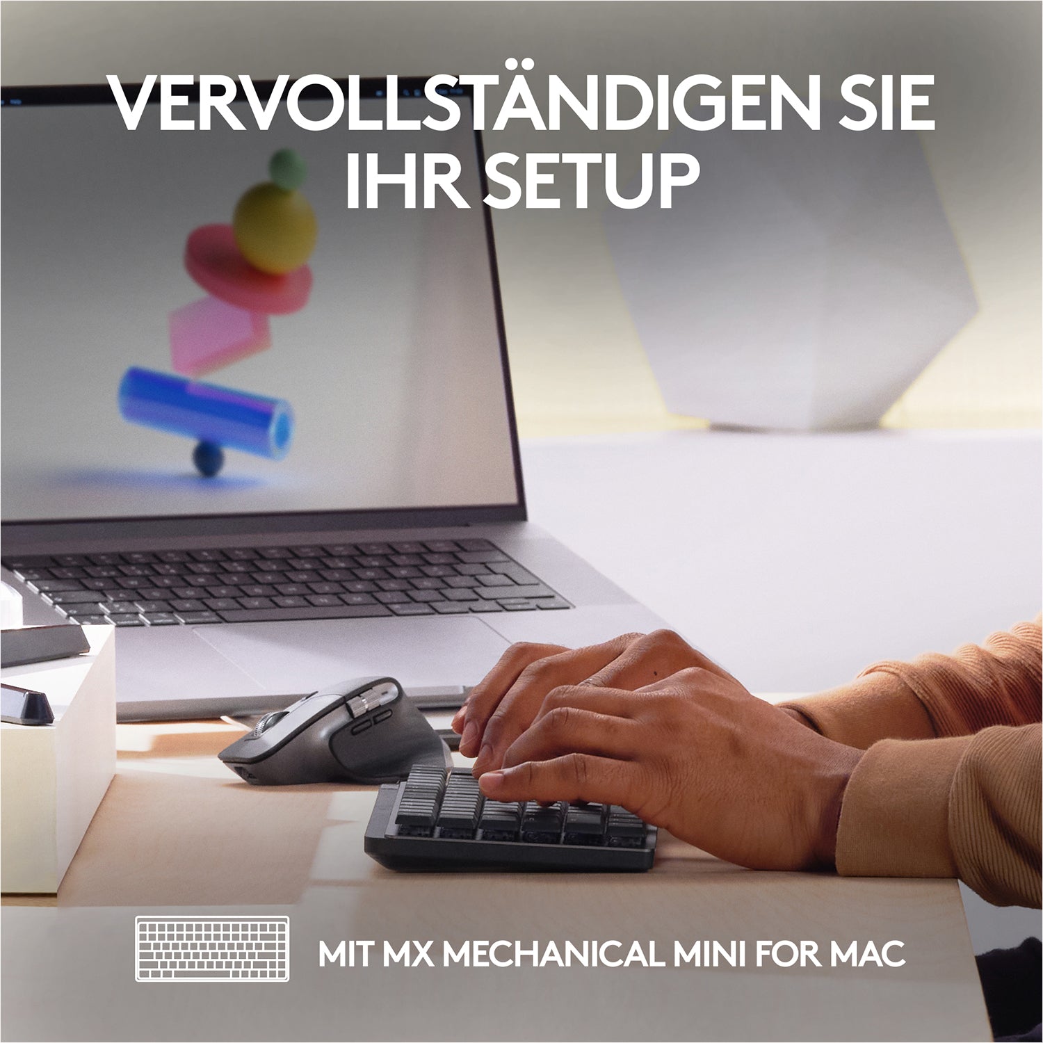 Logitech MX Master 3S für Mac Maus – kabellos, Space Grau