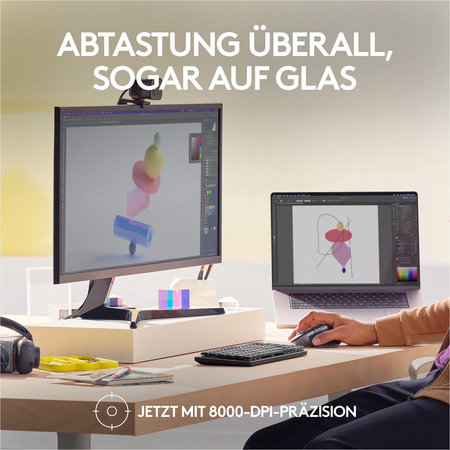 Logitech MX Master 3S für Mac Maus – kabellos, Space Grau