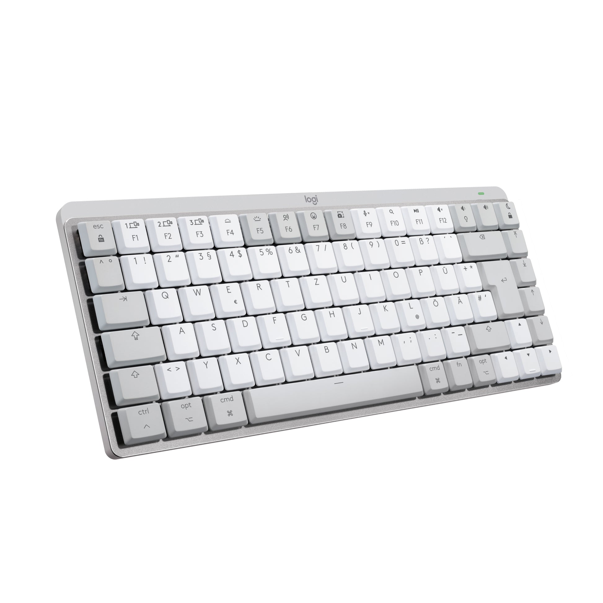 Logitech MX Mechanical Mini – Tastatur, kabellos (Bluetooth/2,4 GHz), CH-Layout (DE-CH), TKL – für macOS