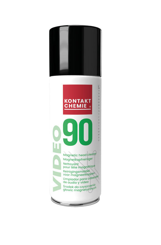 Kontakt Chemie VIDEO 90 Bildschirm-/Elektronikreiniger für Magnetköpfe – 200 ml, 12 Stk.