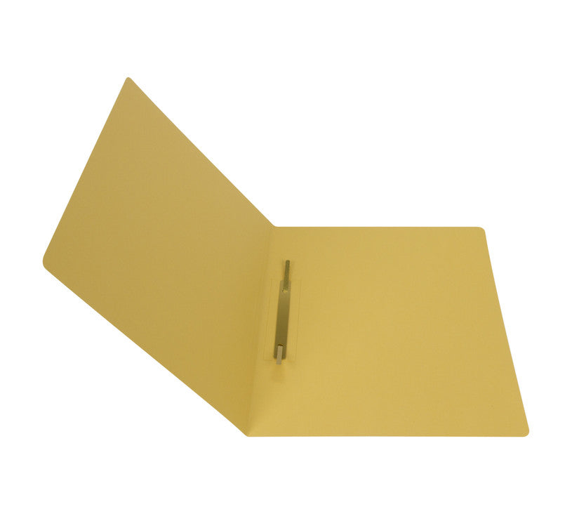 Biella Schnellhefter – A4, Karton, gelb, Heftzunge, Beschriftungslinien, 240 g/m², 1 Stk.