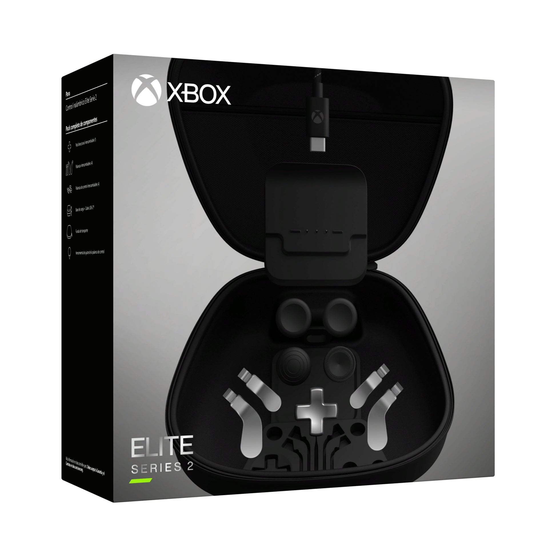 Microsoft Xbox Elite Series 2 – Spiele-Controller-Zubehör, Schwarz/Silber