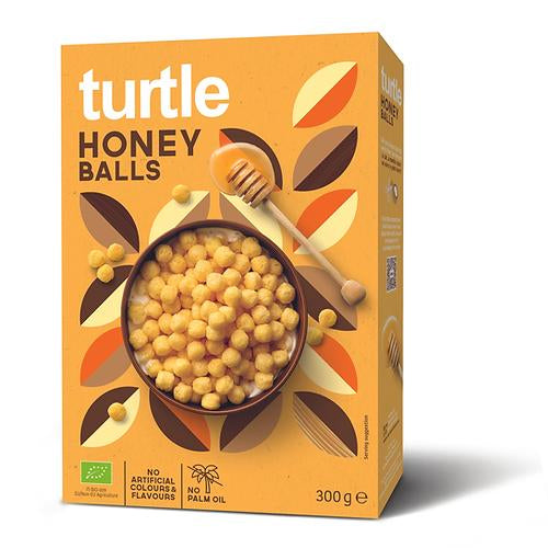 turtle Honey Balls Cornflakes – Honig, bio – 300 g