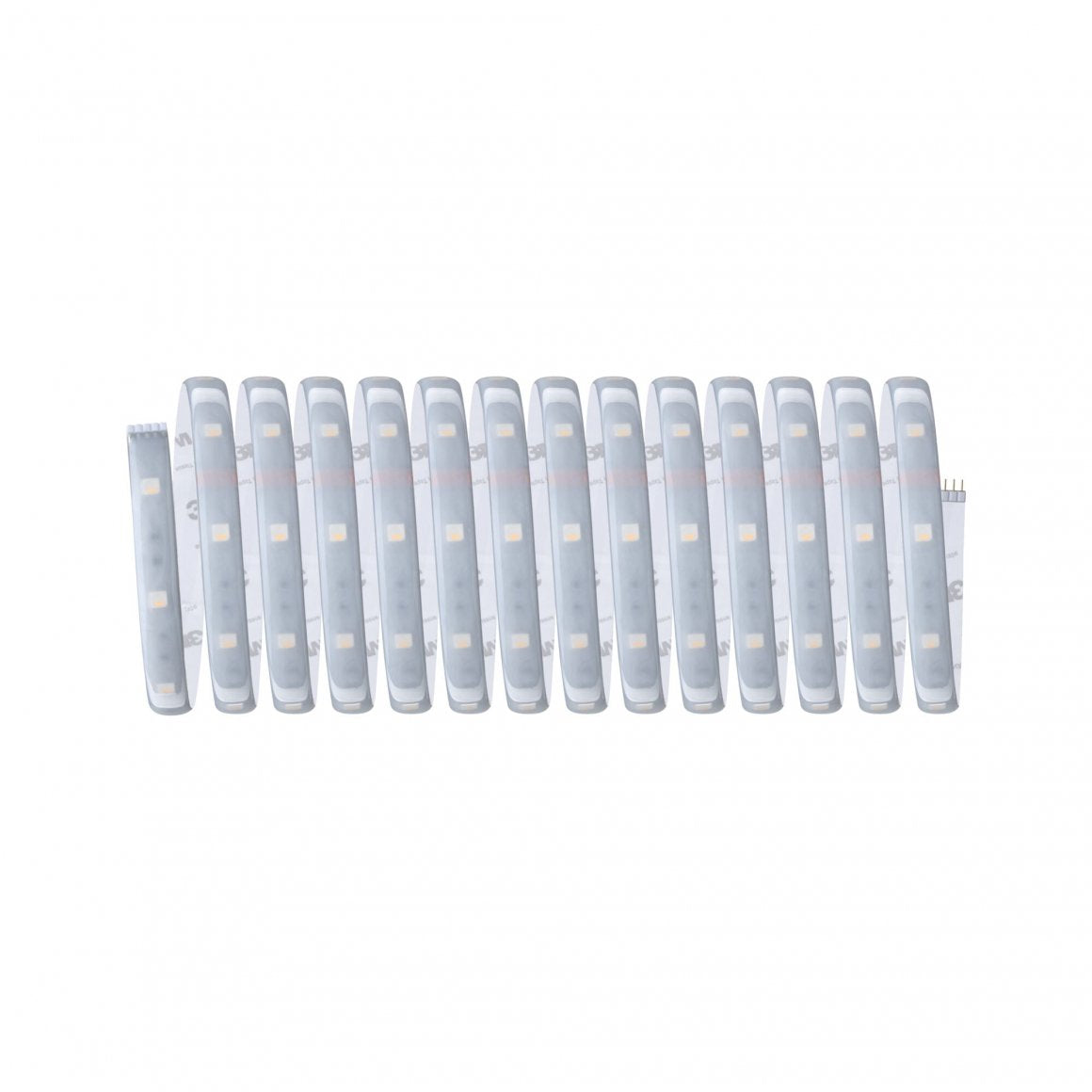 Paulmann LED-Streifen Aussen – RGBW, 3000 K – IP44 – Netzbetrieb, Zigbee – dimmbar – Silber, Kunststoff