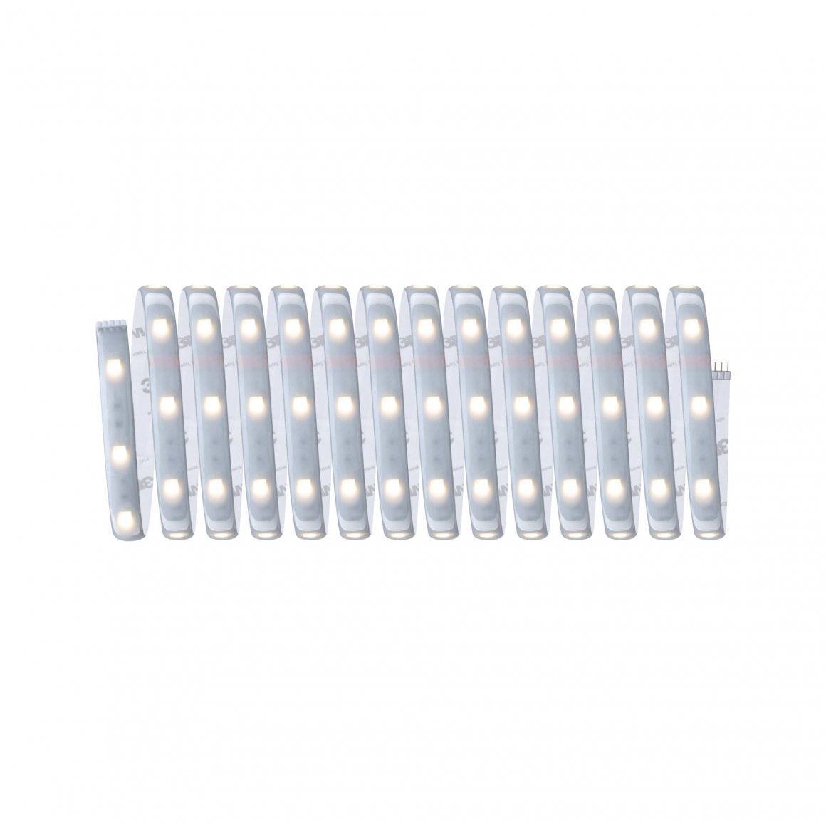 Paulmann LED-Streifen Aussen – RGBW, 3000 K – IP44 – Netzbetrieb, Zigbee – dimmbar – Silber, Kunststoff