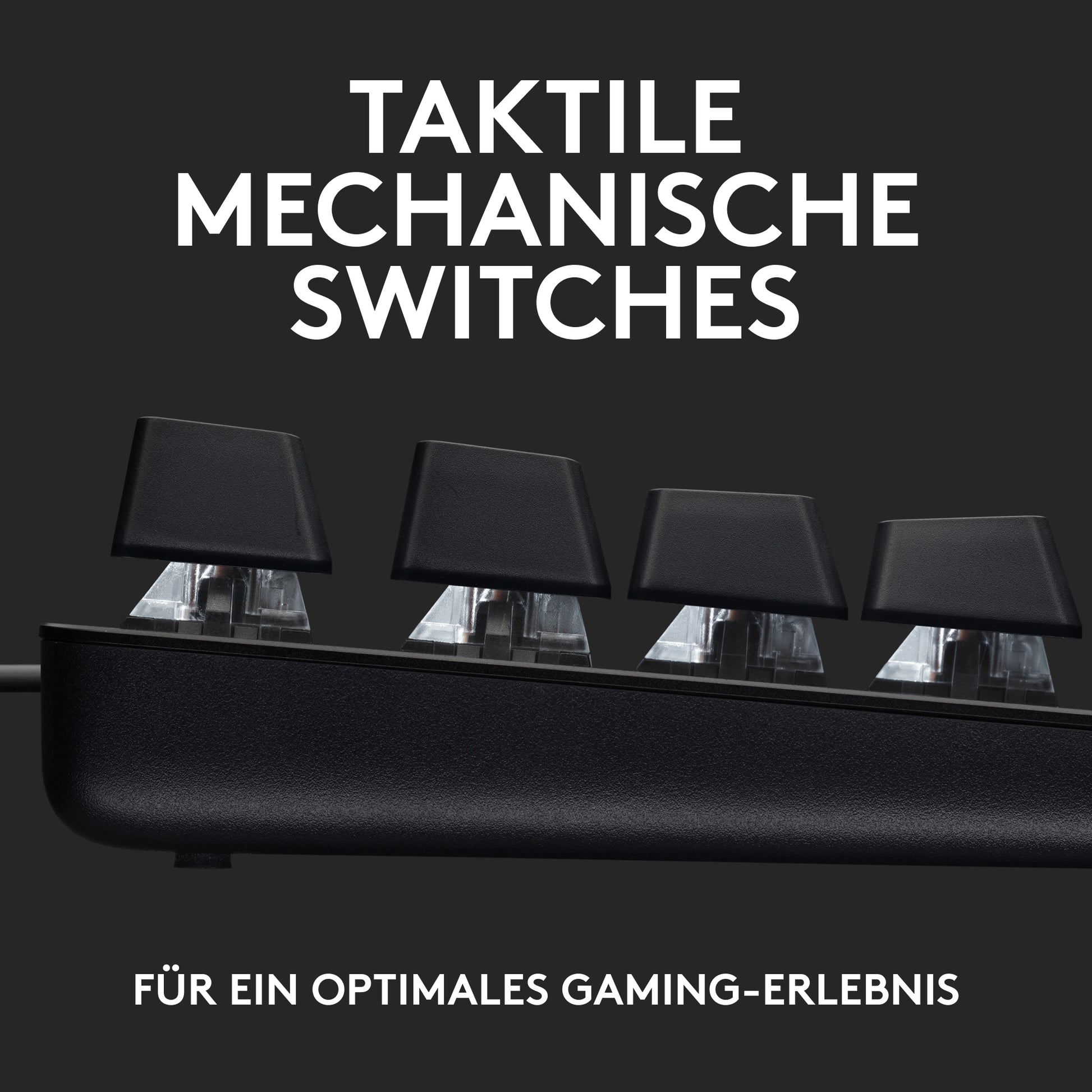 Logitech G G413 SE – Gaming-Tastatur – Mechanisch, Kabelgebunden – USB-A – QWERTZ (CH) – Beleuchtet – Schwarz