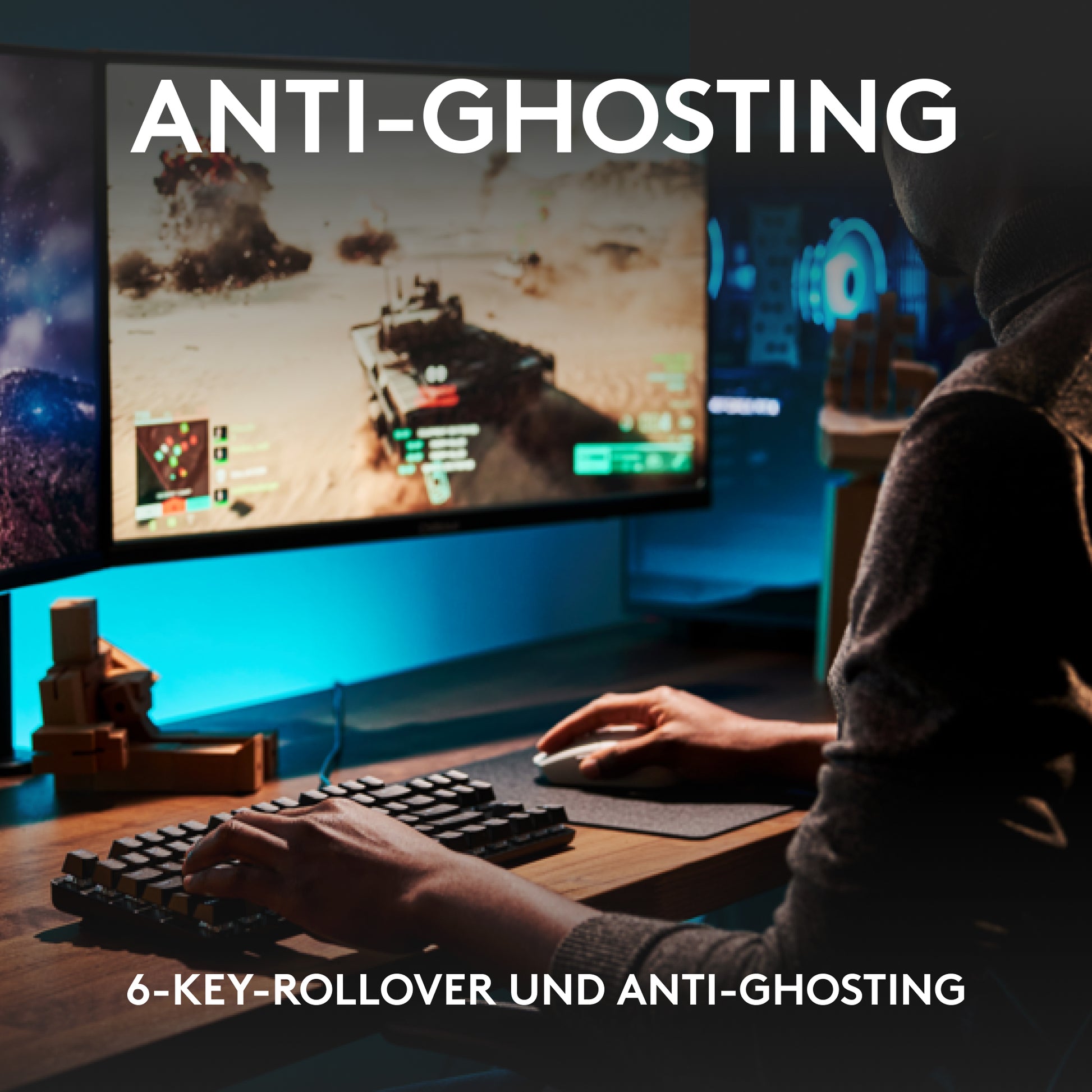 Logitech G G413 TKL SE – Gaming-Tastatur TKL – Mechanisch – USB-A – QWERTZ (CH) – Schwarz – Ohne Ziffernblock