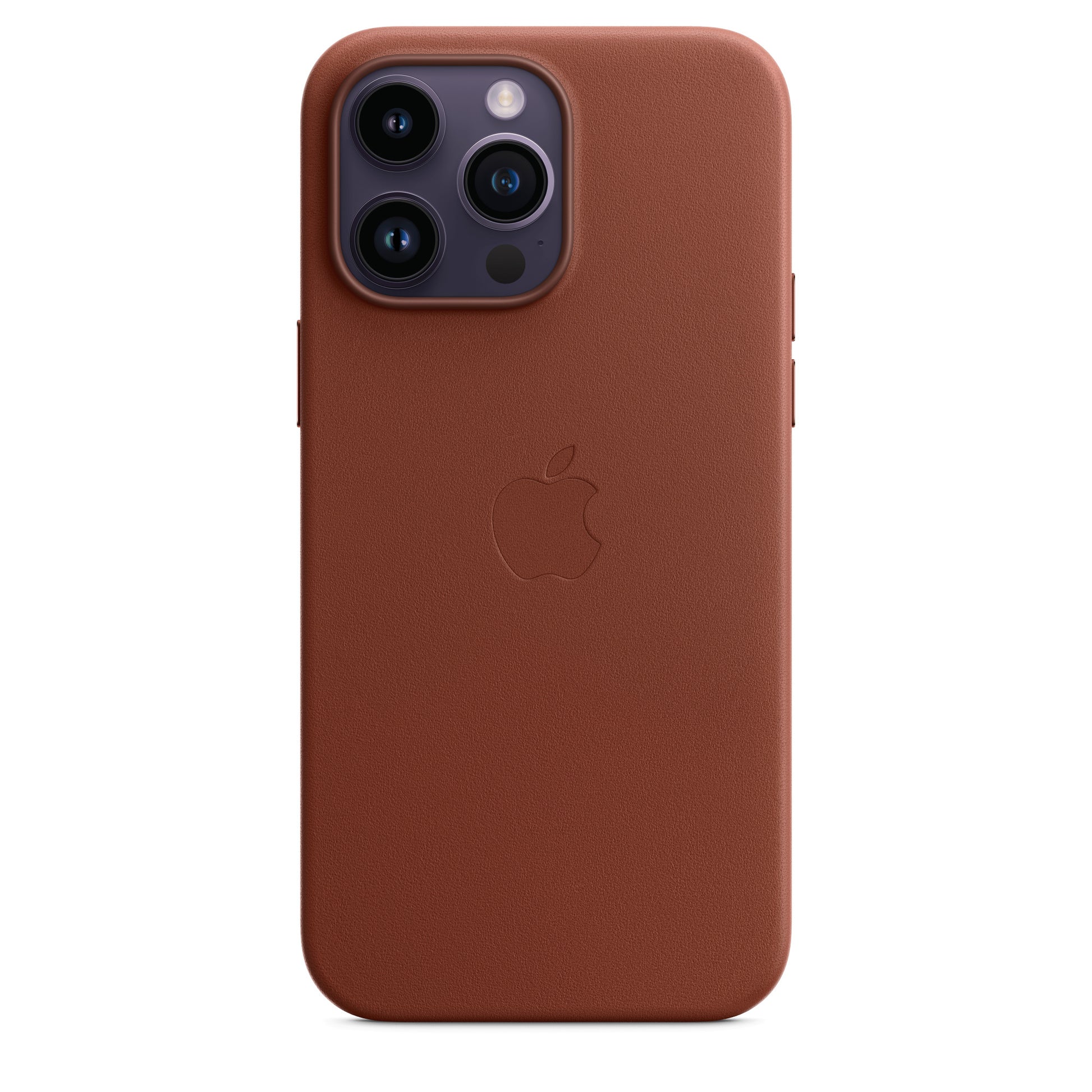 Apple Backcover – für Apple iPhone 14 Pro Max, MagSafe, Leder, Umber