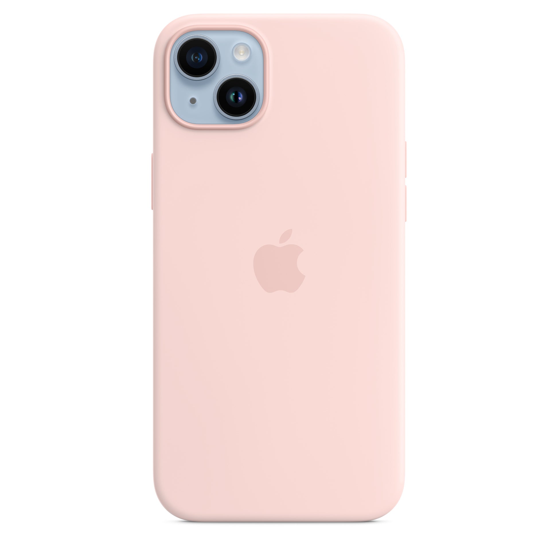 Apple Backcover – für Apple iPhone 14 Plus, MagSafe, Mikrofaser+Silikon, Kalkrosa