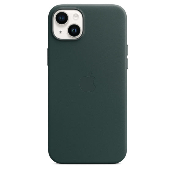Apple Backcover – für Apple iPhone 14 Plus – grün – Leder – MagSafe-kompatibel