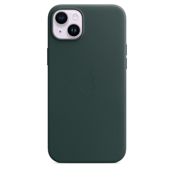 Apple Backcover – für Apple iPhone 14 Plus – grün – Leder – MagSafe-kompatibel