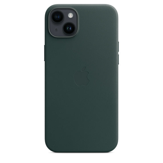 Apple Backcover – für Apple iPhone 14 Plus – grün – Leder – MagSafe-kompatibel