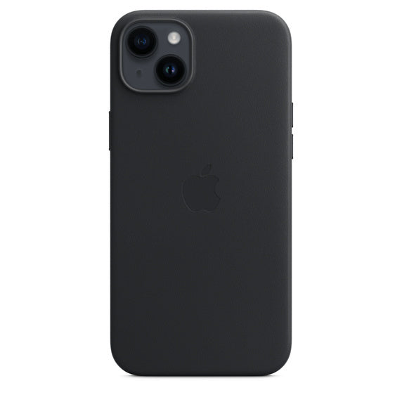 Apple Backcover – für Apple iPhone 14 Plus – schwarz – Leder – MagSafe-kompatibel