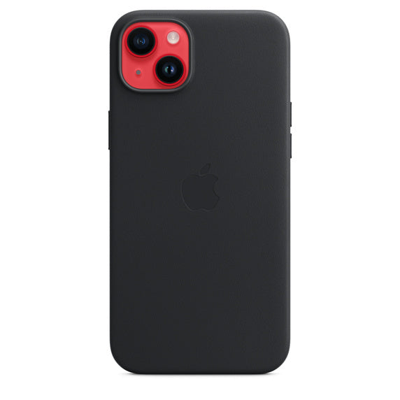 Apple Backcover – für Apple iPhone 14 Plus – schwarz – Leder – MagSafe-kompatibel