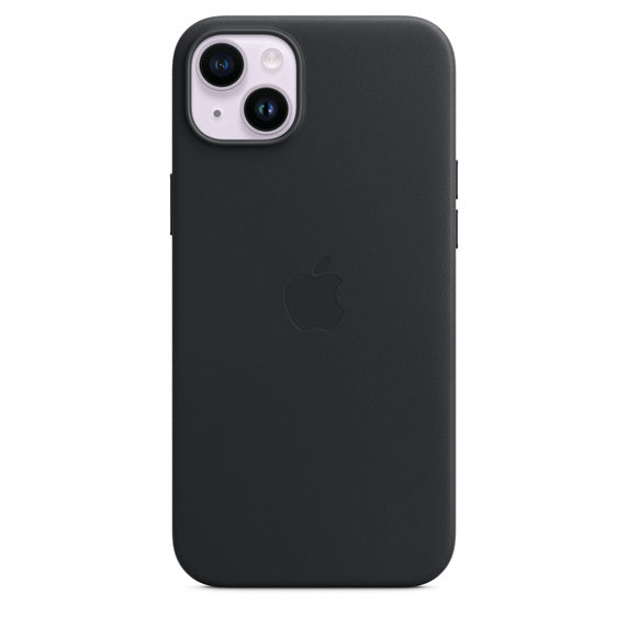 Apple Backcover – für Apple iPhone 14 Plus – schwarz – Leder – MagSafe-kompatibel
