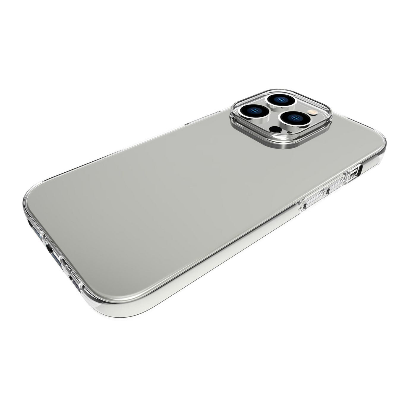 eSTUFF LONDON Backcover – für Apple iPhone 14 Pro, TPU, Transparent