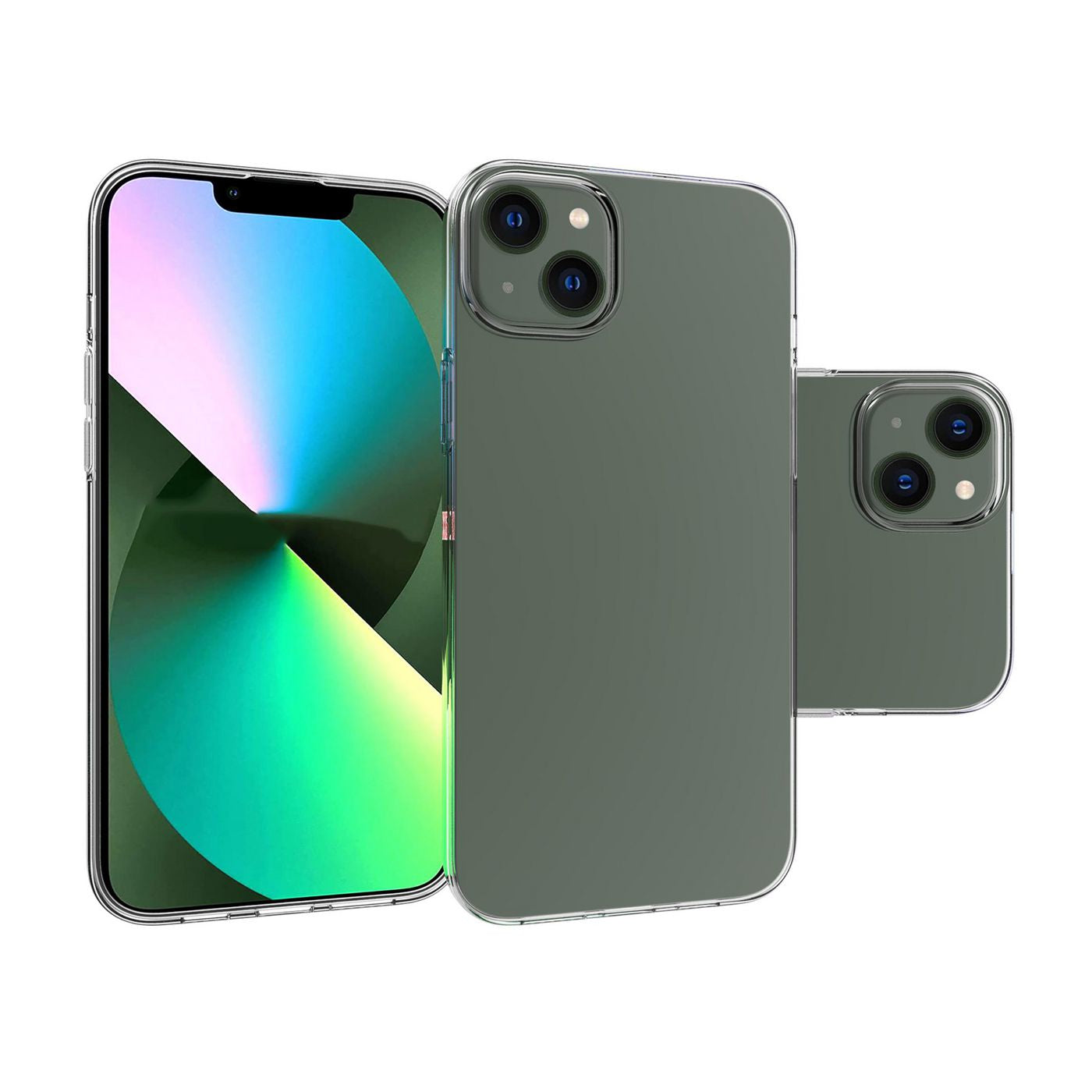 eSTUFF LONDON – Backcover – für Apple iPhone 14 Plus, TPU, Transparent