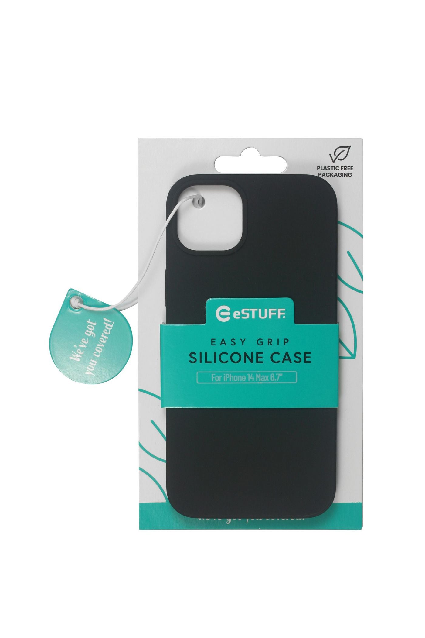 eSTUFF MADRID Backcover – für Apple iPhone 14 Plus, PC, Schwarz, stossfest