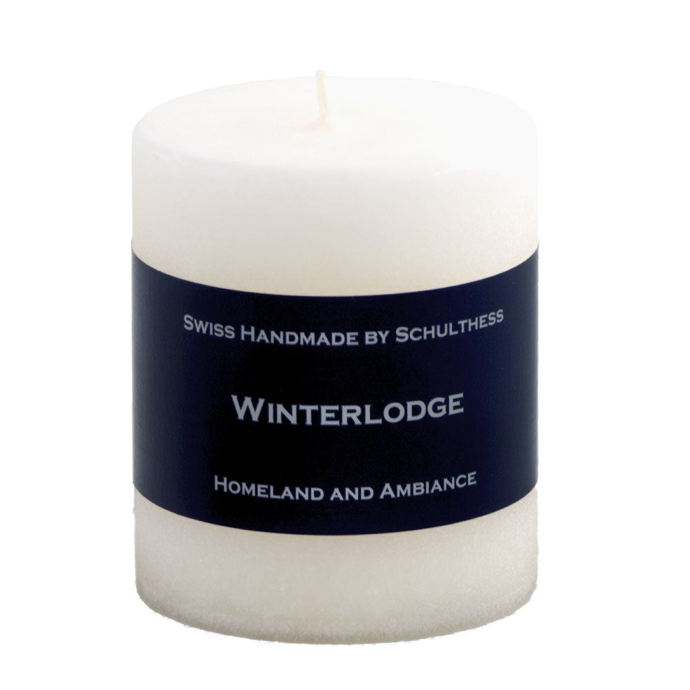 Schulthess Kerzenhandwerk Duftkerze – Winterlodge – Ø 7 × 12 cm – ca. 60 h