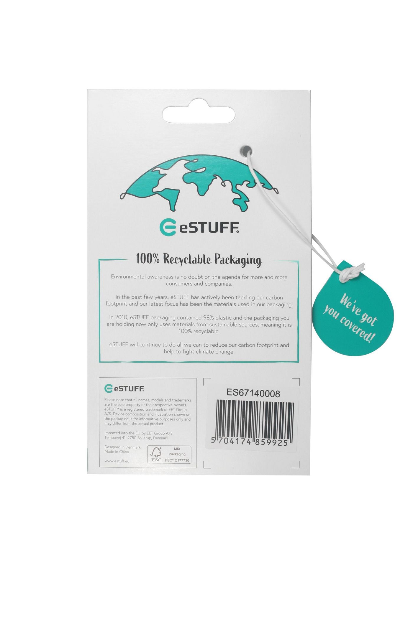 eSTUFF BERLIN Backcover – für Apple iPhone 14 Pro Max, MagSafe, TPU, Transparent