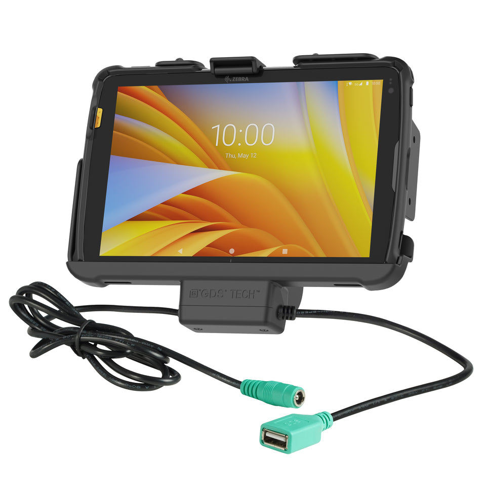 Zebra RAM-HOL-ZE21PDU Dockingstation – für Zebra ET4x 10", USB-Port, Komposite, Schwarz