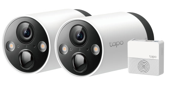 TP-Link Tapo C420S2 IP-Sicherheitskamera – 3,7 MP, Reichweite 850 m, IP65, Weiss