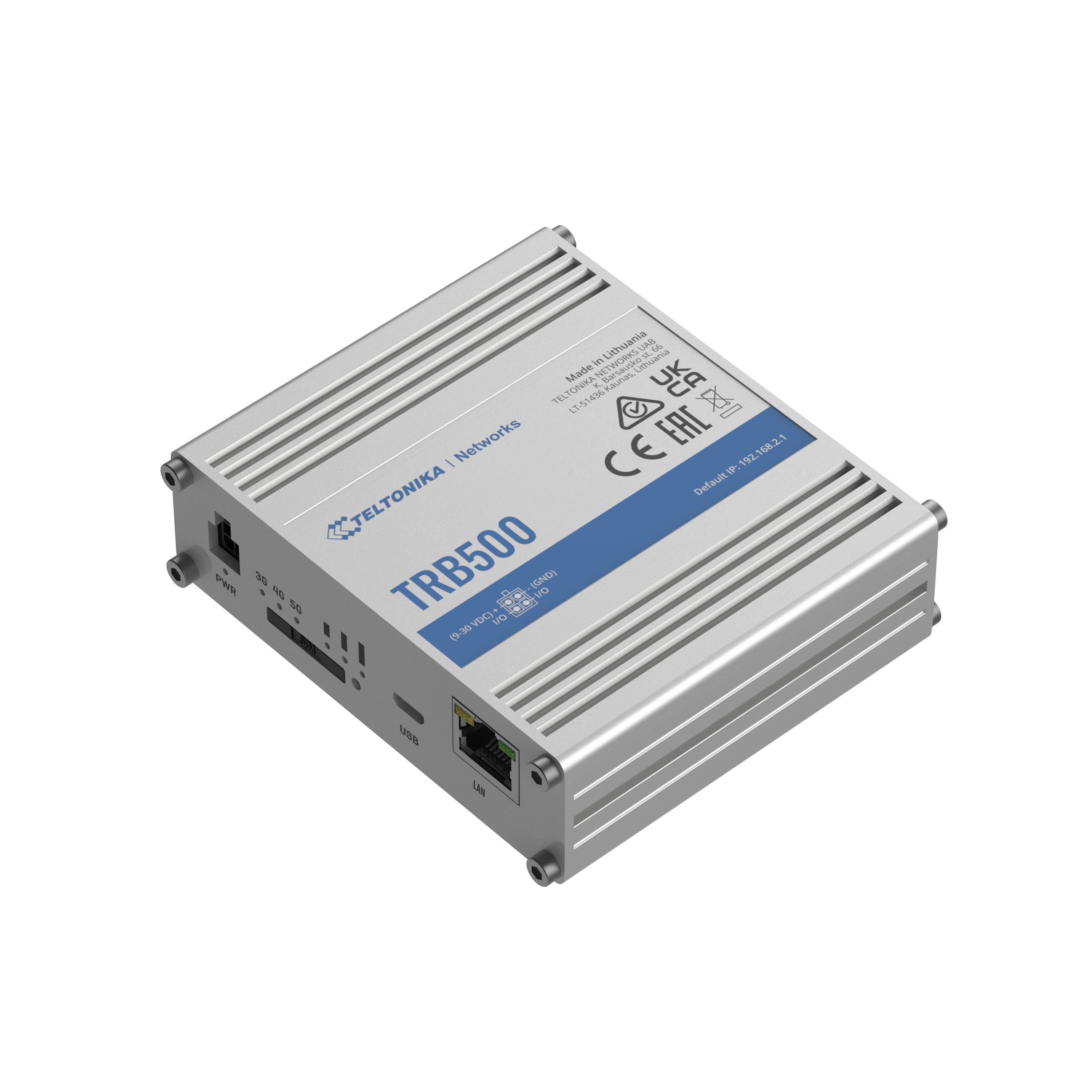 Teltonika TRB500 – VPN-Router – 1×GbE, 5G, MiniSIM, DIN-Schiene