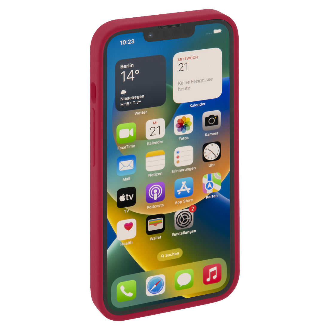Hama Backcover – für Apple iPhone 14 Plus – rot – TPU