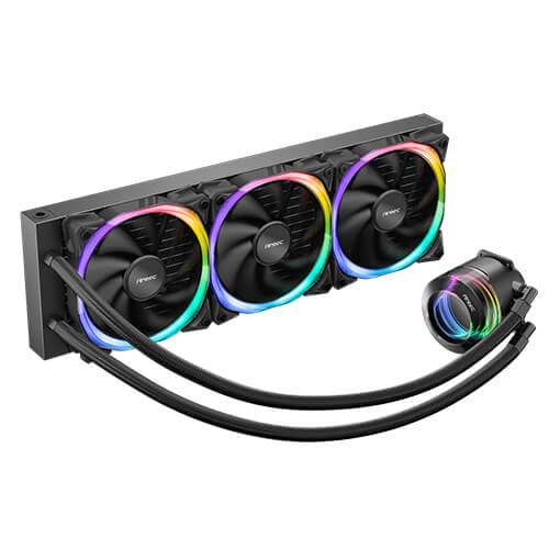 Antec Vortex 360 ARGB – Wasserkühlung – 360 mm Radiator, 3×120 mm Lüfter, für LGA 1700, AM5, AM4 und andere