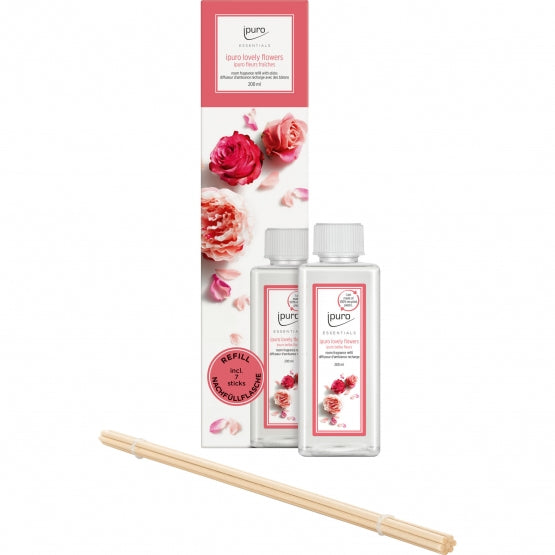 ipuro Nachfüllung für Duftstäbchen, Lovely Flowers, 200 ml