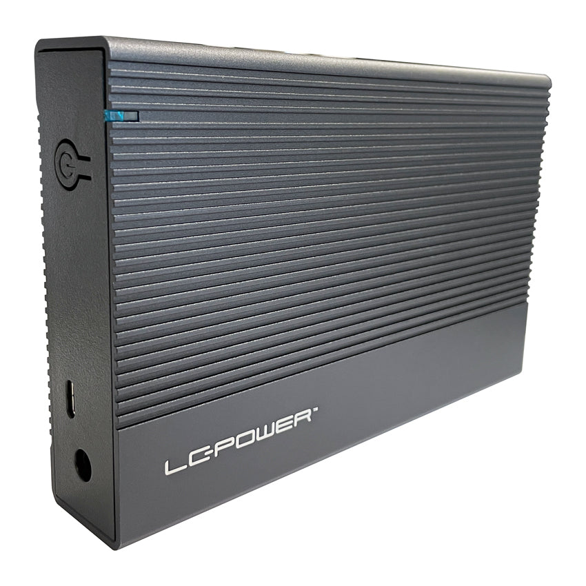 LC-Power LC-35U3-C – 1-Bay Gehäuse – USB 3.2 Gen 2 Type-C, für 3,5" HDD/SSD, SATA