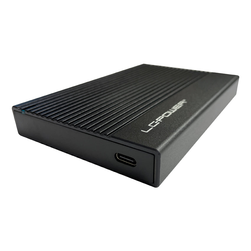 LC-Power LC-25U3-C – 1-Schacht 2,5" HDD/SSD-Gehäuse – USB-C 3.2 Gen 2, SATA III (6 Gbit/s)