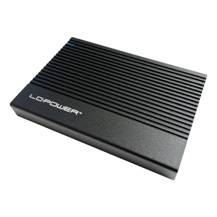 LC-Power LC-25U3-C – 1-Schacht 2,5" HDD/SSD-Gehäuse – USB-C 3.2 Gen 2, SATA III (6 Gbit/s)
