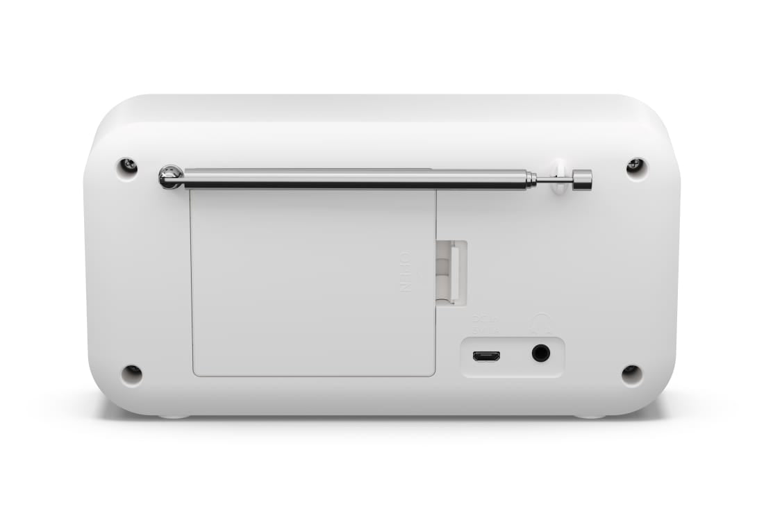 Sharp DR-P420 – DAB-/Internetradio – Portabel – DAB+, UKW, Bluetooth, 16 h – Weiss