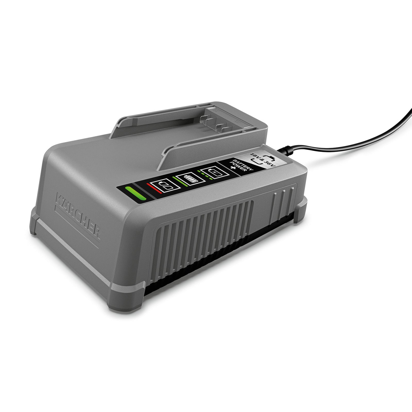 Kärcher Battery Power+ Ladegerät – 108 W – für BVL 3/1 Bp, BVL 3/1 Bp Pack, BVL 5/1 Bp und andere