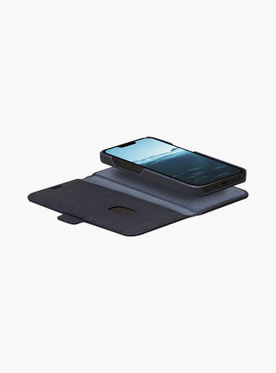dbramante1928 New York Wallethülle – für Apple iPhone 12/12 Pro, 3 Kartenfächer, Pacific Blue