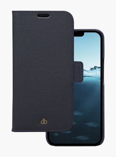 dbramante1928 New York Wallethülle – für Apple iPhone 12/12 Pro, 3 Kartenfächer, Pacific Blue