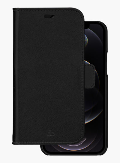 dbramante1928 Stockholm – Wallethülle – für Apple iPhone 12/12 Pro, 3 Kartenfächer, PU, schwarz